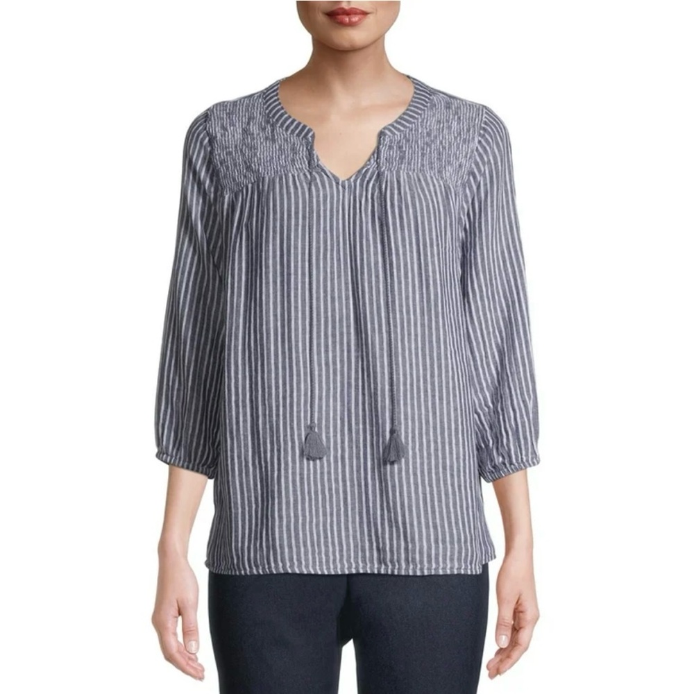 Time and‎ true women’s size XXL V-neck peasant top